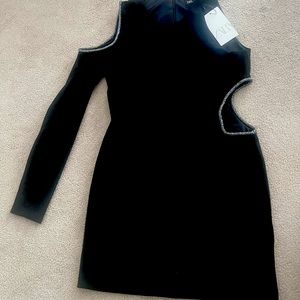 ZARA Cut out rhinestone dress